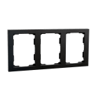 SG Armaturen - RAMME 3-HULL x 1,5 SORT FOR HALVANNEN BOKS