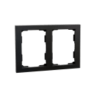 SG Armaturen - RAMME 2-HULL x 1,5 SORT FOR HALVANNEN BOKS