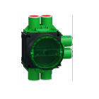Schneider Electric - Veggboks 1M 24-39 mm 6-rør Multifix veggboks enkel 24-39