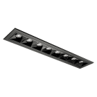 SG Armaturen - INSPIRE R 300 SORT 2700-6500K TW LEDDIM 8W,RA98, SDCM 2, Class II SELV, IP20, IK10, L90/B10 100,000