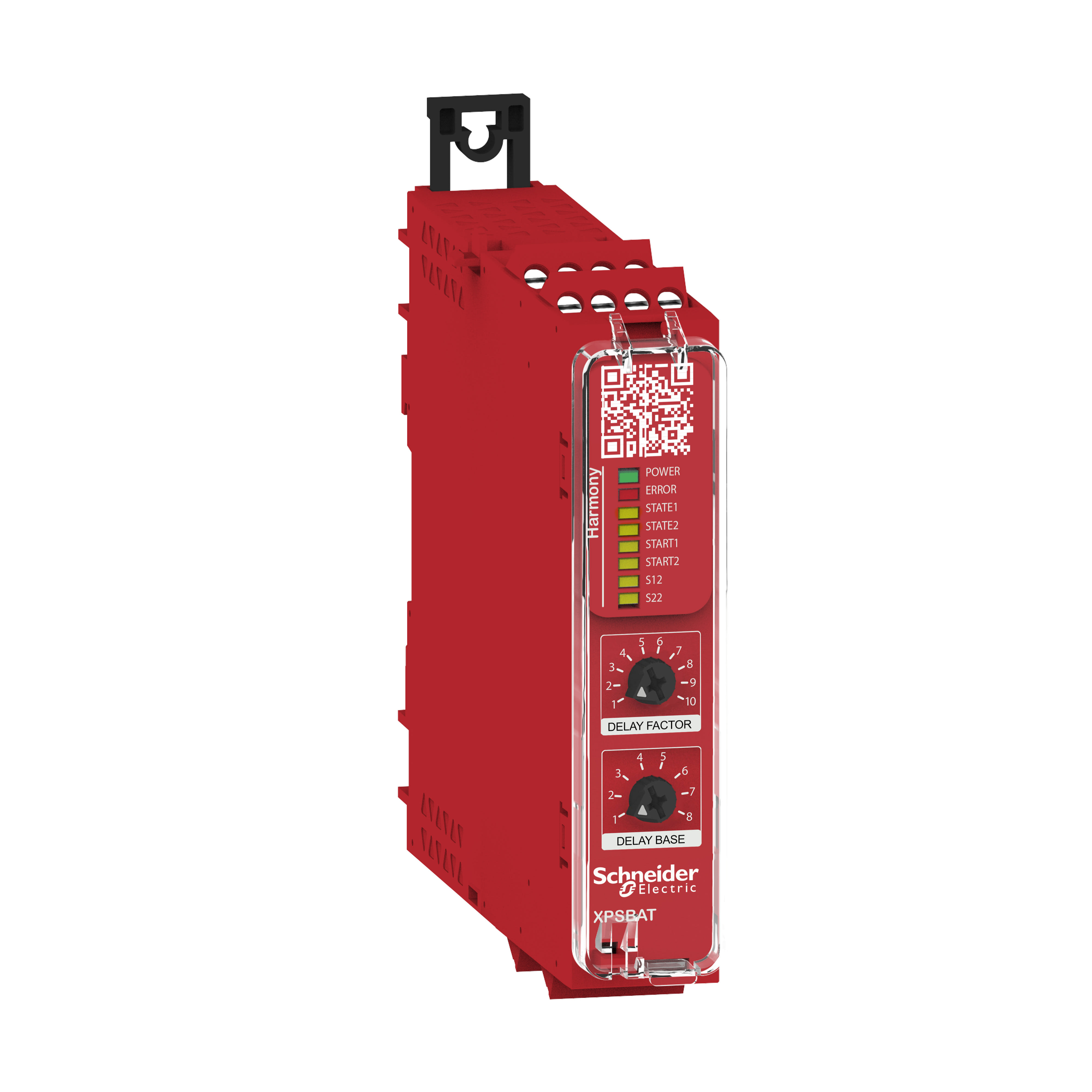 Schneider Electric - Tidsforsinket utgang, Harmony XPS, for Estop, vakt, OSSD, 24 V AC/DC, skrue
