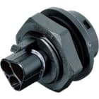 Wieland Electric GmbH - RST 3pol, Han-Chassis, M25 Fjærklemme, Sort