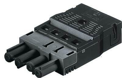Wieland Electric GmbH - GST18i4 Kontakt, 4pol, Hun, Fjærklemme, Sort