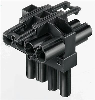 Wieland Electric GmbH - GST18i4 Fordeler, 1:2, Sort