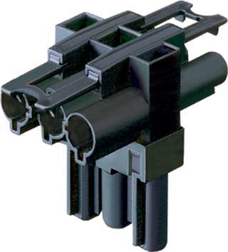 Wieland Electric GmbH - GST18i3 Fordeler, 1:2, Sort