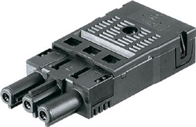 Wieland Electric GmbH - GST18i3 Kontakt, 3pol, Hun, Fjærklemme, Sort