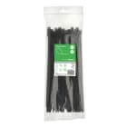 Schneider Electric - Strips svart 300x7.6 100 stk
