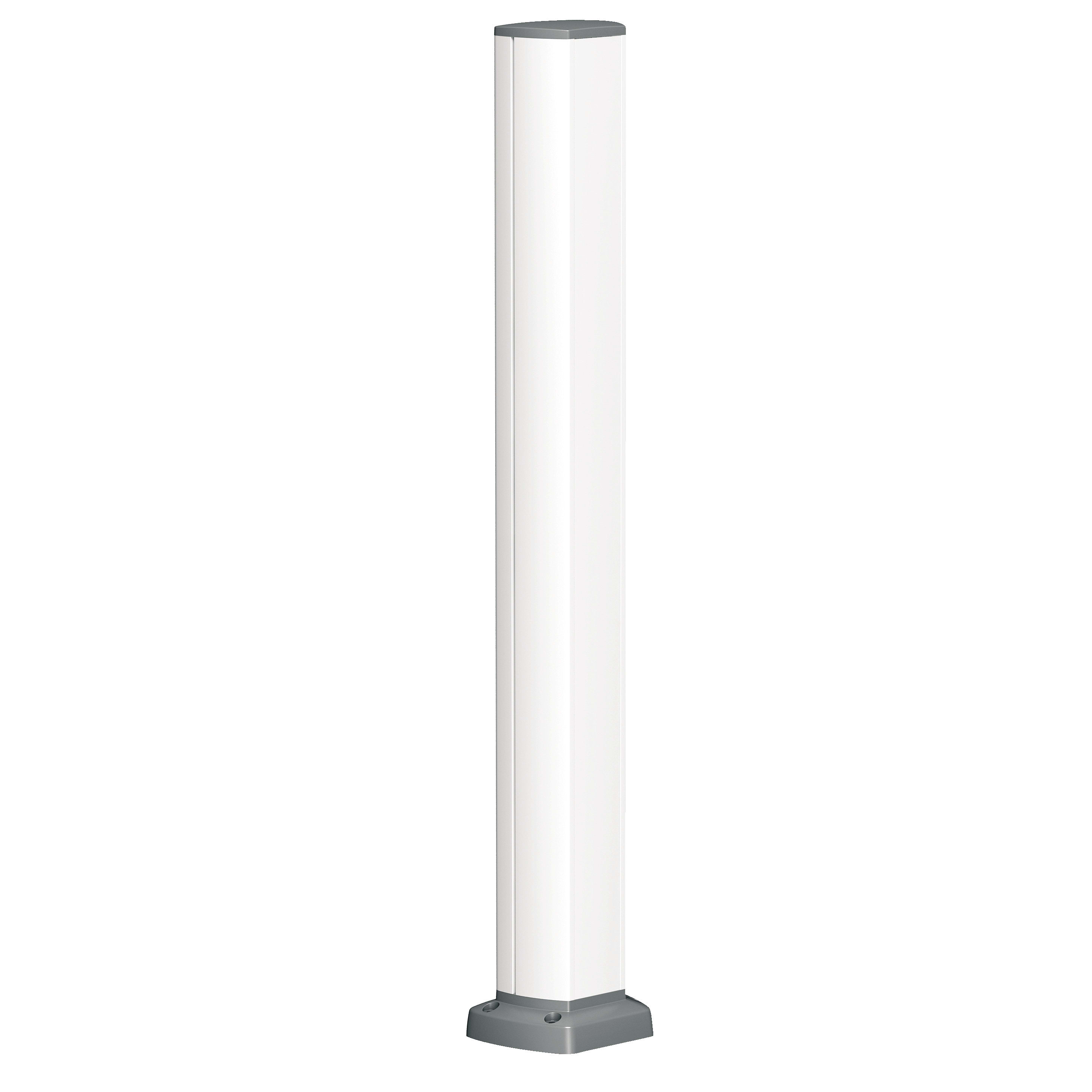 Schneider Electric - OL45 Uttakspost 70cm 1s hv Tom ensidig - polar hvit - 70 cm