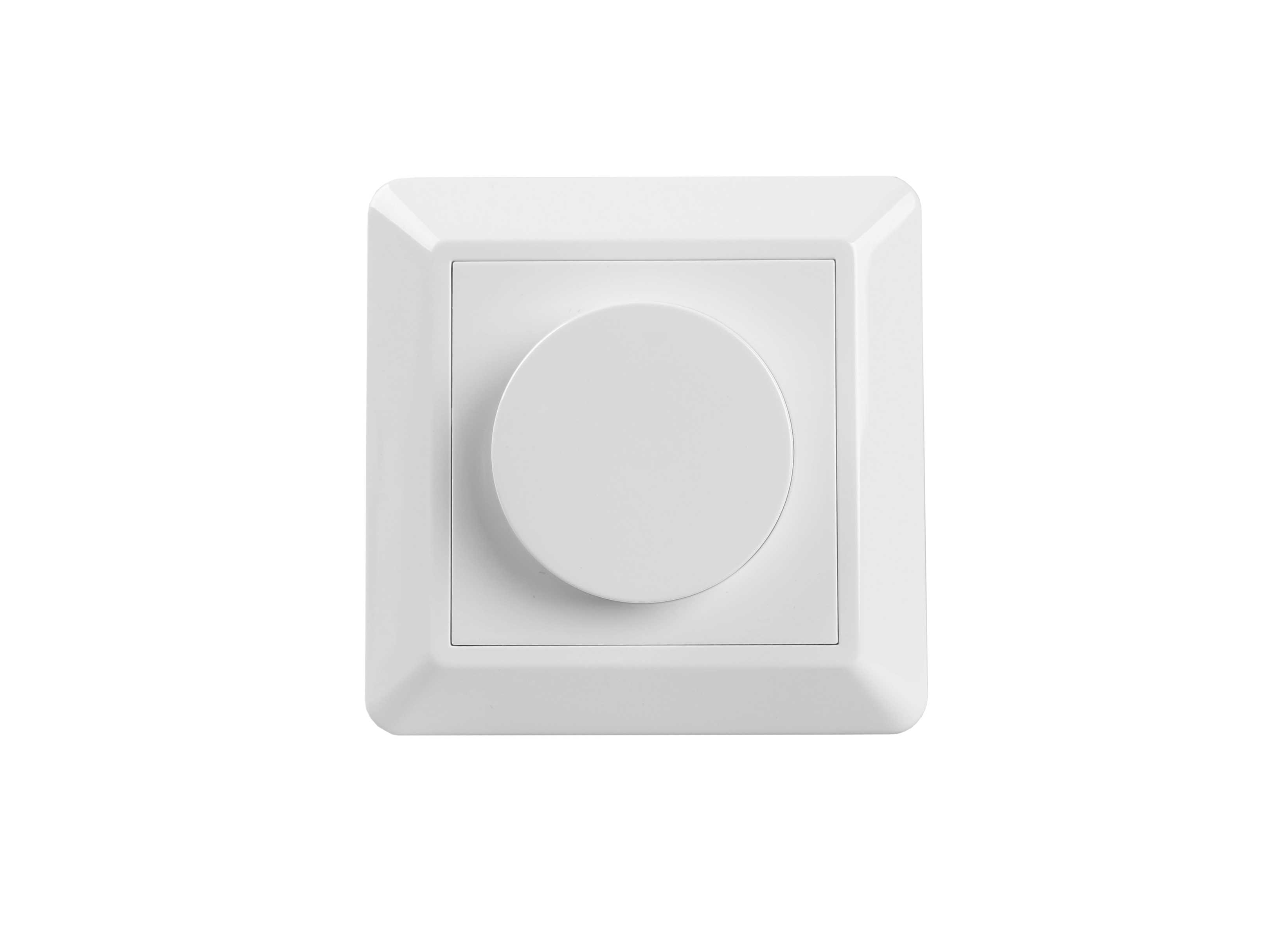 Function - Dimmer MicroDim ZB250 Trykk Vri Hvit glanset - RAL 9010
