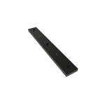 Nortronic - Takplate Matt sort 3 hull 100 x 700mm