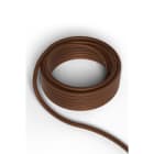 Nortronic - Creation Tekstilkabel 3m Brun metallic