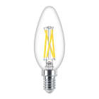 Philips - LED Classic WarmGlowDimmable 25W E14 mignon. Klar filament. 2700-2200 Kelvin.