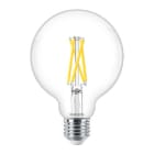 Philips - LED Classic WarmGlowDimmable 60W E27 Globe. Klar filament. 2700-2200 Kelvin.