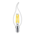 Philips - LED Classic WarmGlowDimmable 40W E14 mignon. Klar filament. 2700-2200 Kelvin.