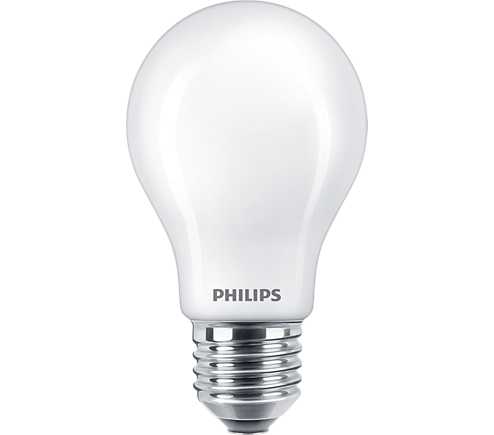 Philips - LED Classic WarmGlowDimmable 60W E27 standard A60. Frostet. 2700-2200 Kelvin.