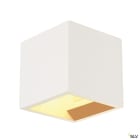 SLV - PLASTRAWL QPAR51 SQ KUBEmax42W max 42W malingsbar Gips