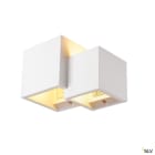 SLV - PLASTRA WL CUBES, innendørs veggmontert armatur QT14 hvit