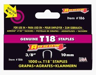 NOBY - T18-3/8 Stifter til T18 5x10mm blanke