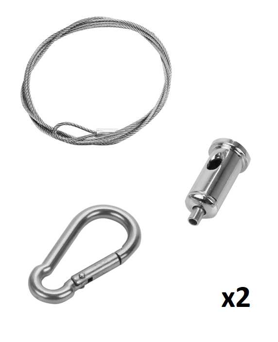 Aneta Lighting - GARAGE WIRE 1 METER GRÅ