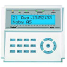 Satel - LCD tastatur First med lokk Uten kortleser, blått display
