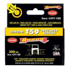 NOBY - Stifter til T59, 8mm, 300stk Isolerte