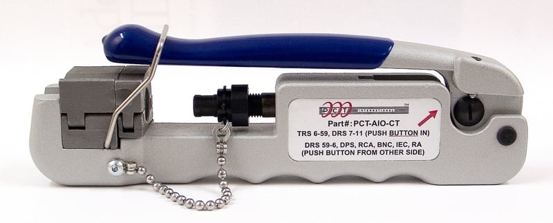 PCT - KOMPRESJON VERKTØY PCT IEC,BNC,RCA, RG-59, RG-6, RG-11