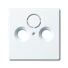 ABB Electrification - Impressivo sentral plate TV/R/SAT Hvit