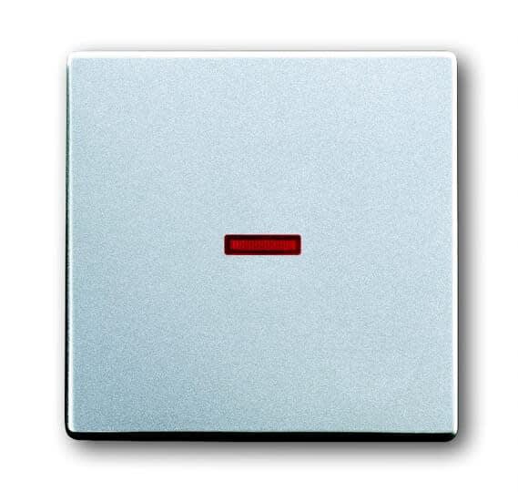 ABB Electrification - Impressivo bryter vippe 1POL med Vindu Aluminium