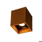 SLV - RUSTY UP/DOWN WL LED SQ3000/4K VEGGARMATUR RUSTFARGET
