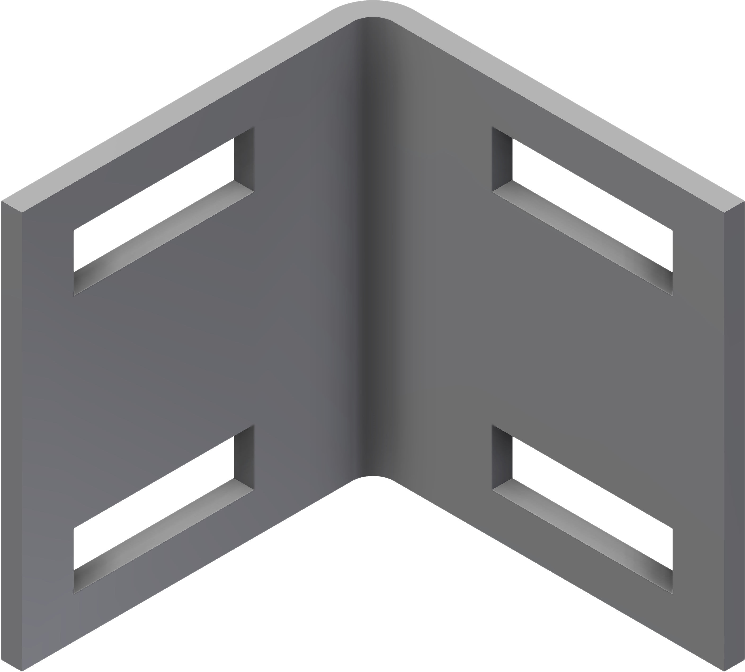Øglænd system - Vinkelbrakett OE100 AB-70x70-10 HDG