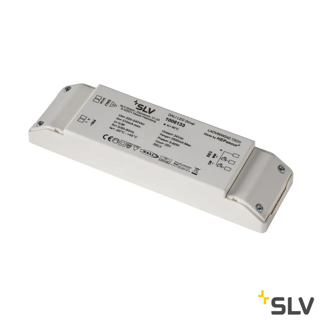 SLV - LED-Driver CV 60W DALI 24V2CH DRIVER CV 6