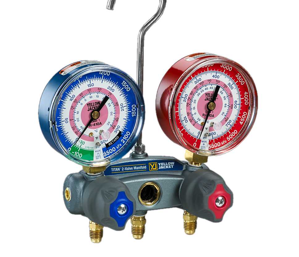 Grøntklima AS - Servicemanifold, TITAN 2-veis, analog, R410a/R32