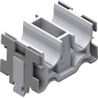 Øglænd system - ETIN tubingklamme (Farge: Hvit) ETIN BU-ME-12 SS/Polyamide