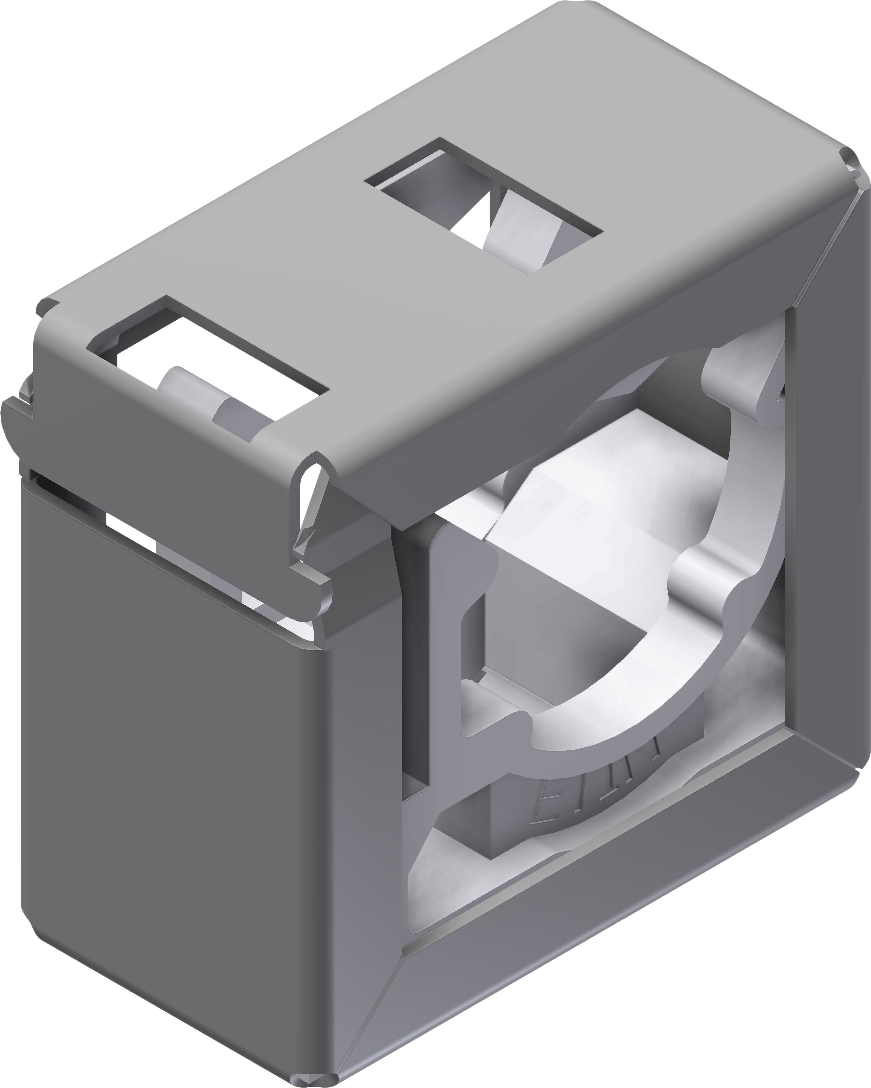 Øglænd system - ETIN tubingklamme, metrisk/imperial tube ETIN BU-ME-25 SS/Polyamide
