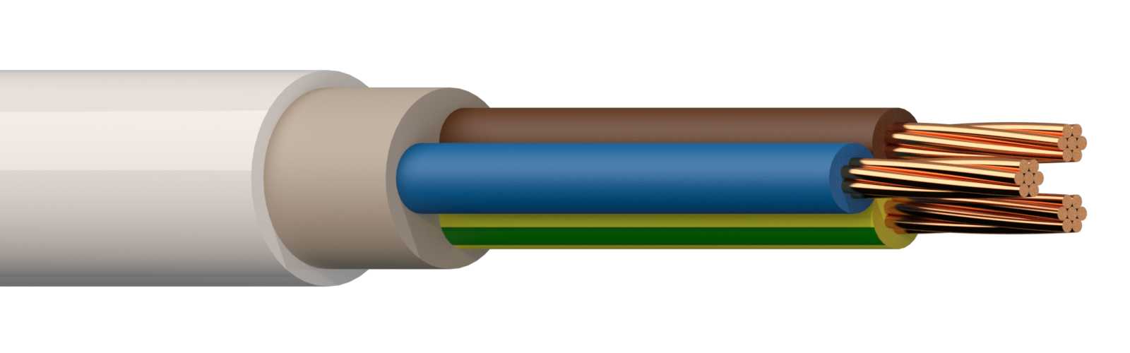Draka - PFXP 500V 3G 1.5 mm² FR