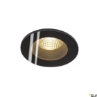 SLV - PATTA-F DL 3000K rund sort 38° DOWNLIGHT RUND