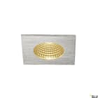 SLV - PATTA-I DL SQ DL IP65 sølv DTV DOWNLIGHT FIRKANTET