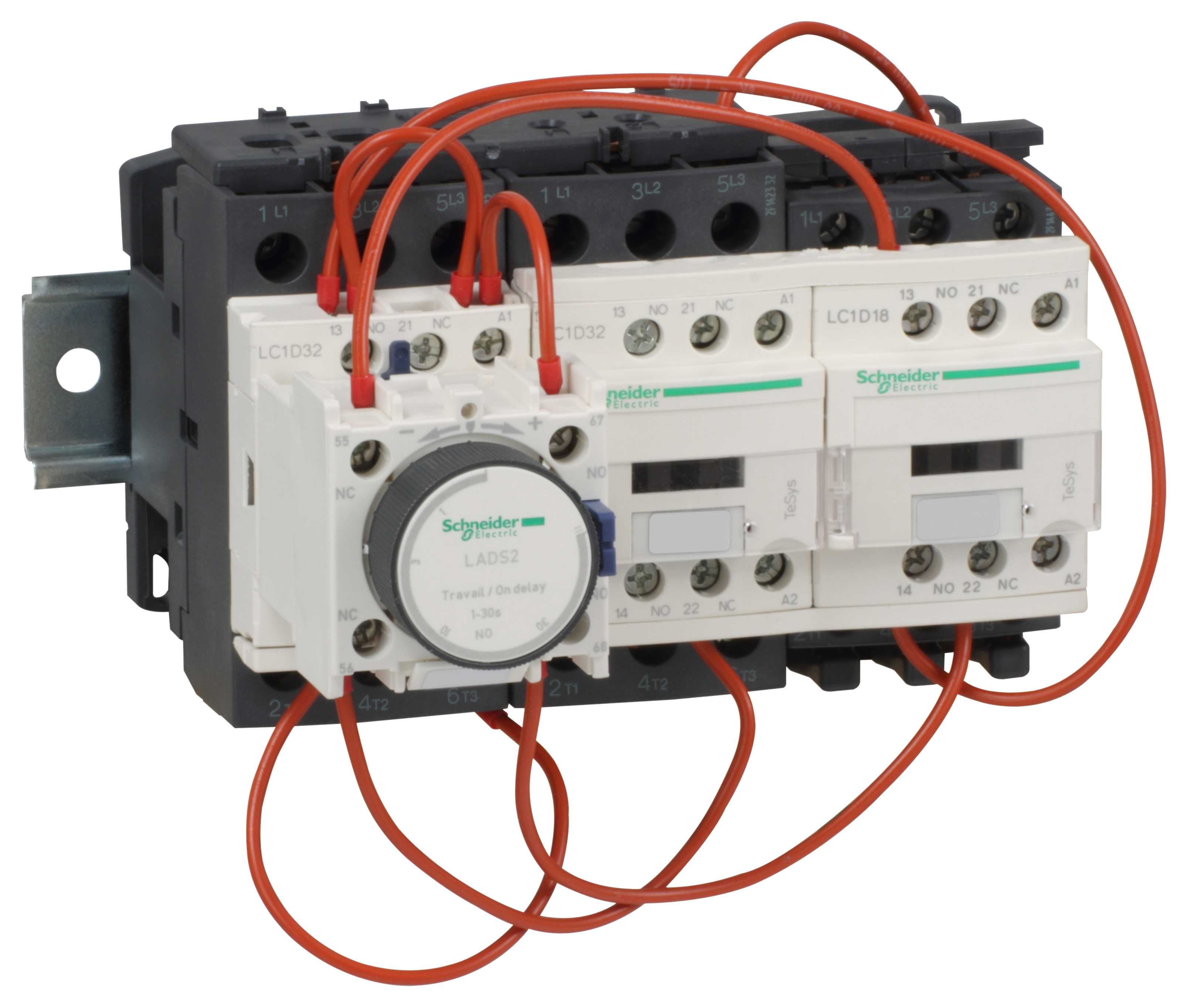 Schneider Electric - LC3D32AP7 Stjerne-/trekant 32A 230VAC
