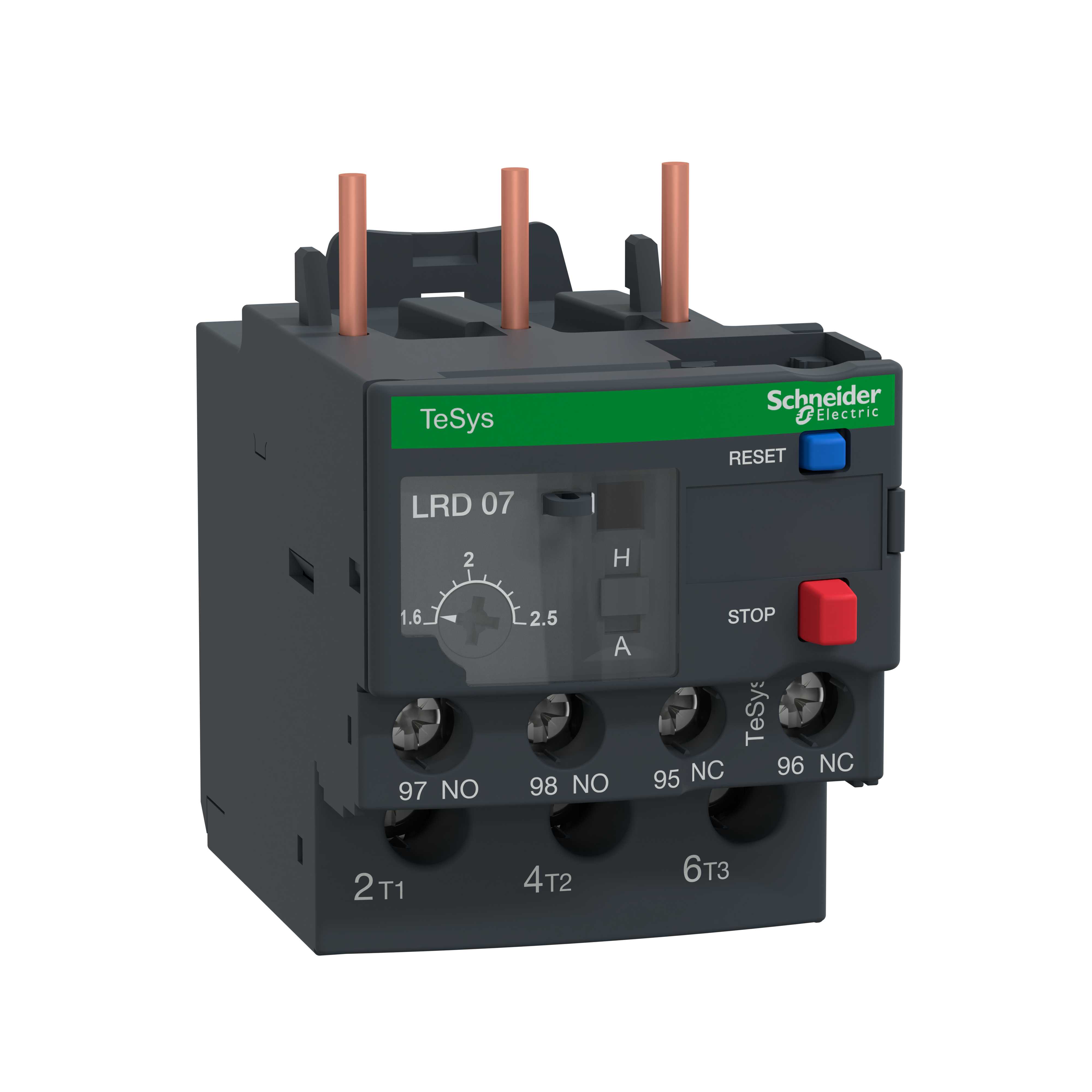 Schneider Electric - TERMISK RELE LRD07  1.6-2.5A FOR D09-D38 TESYS