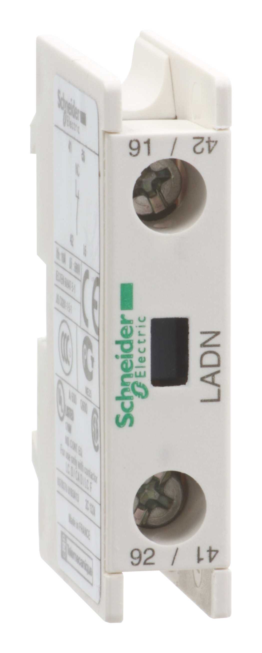 Schneider Electric - LADN10 Hjelpeblokk For Kontaktor