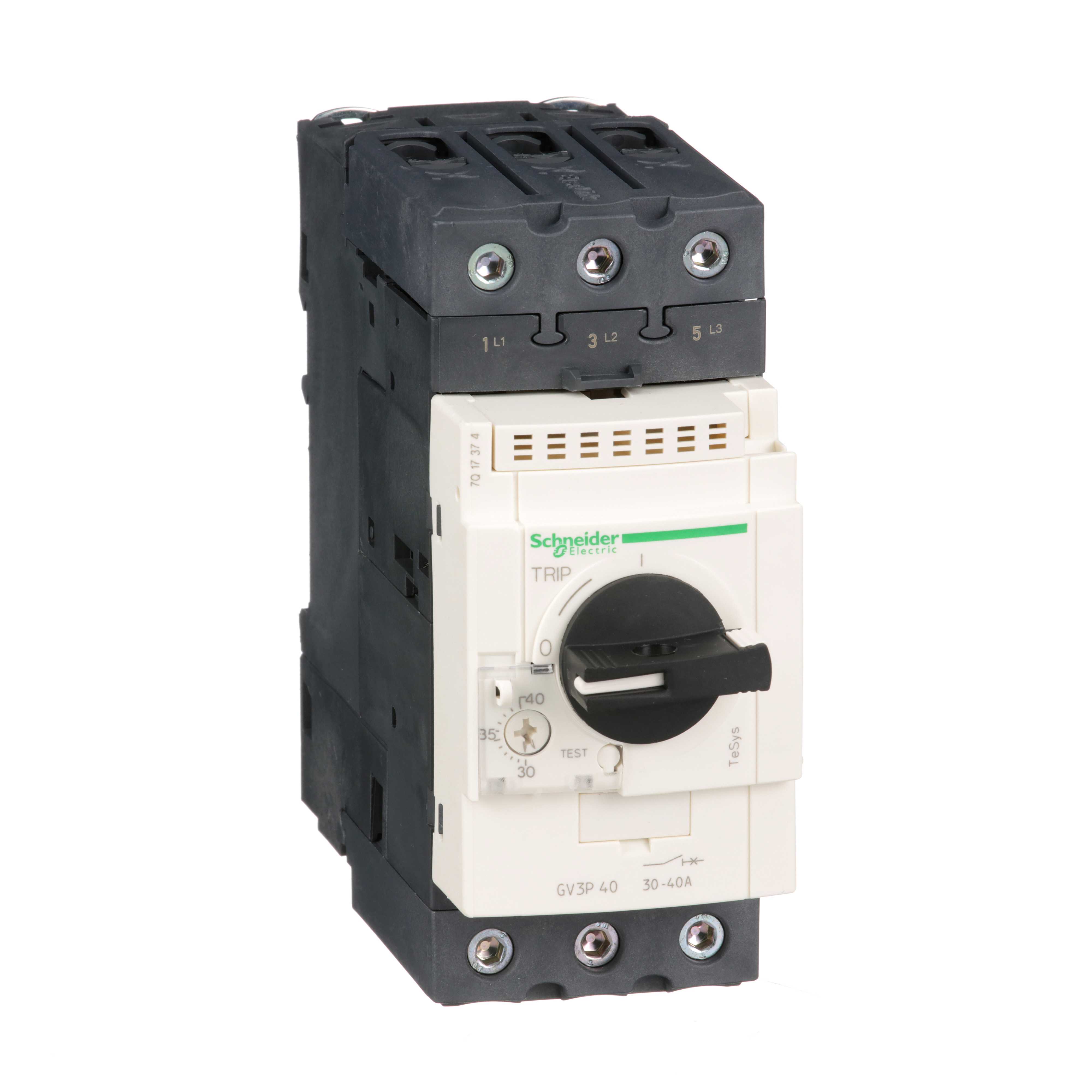 Telemecanique - TeSys GV3-Motorvernbryter-termisk-magnestisk - 30…40A - EverLink BTR tilkobling
