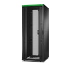 Schneider Electric - EasyRack800/42U/1000 med hjul,føtter, lås, 4 braketter og sidepanel ,uten bunn. Sort