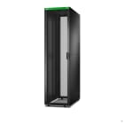 Schneider Electric - EasyRack600/48U/1200 med hjul,føtter, lås, 4 braketter og sidepanel ,uten bunn. Sort