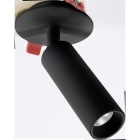 Unilamp - Gyro Spot 9W WarmDim Sort Halvinnfelt 75-83mm
