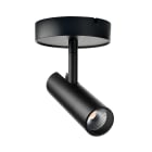 SG Armaturen - TUBE MICRO S SORT 2700K, 7W, 360lm, 51lm/W, Ra98, SDCM2, L90/B10>50000, KL II, IP20