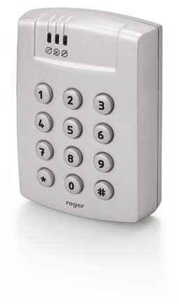 Roger - Utendørs kode-kortleser - bred 125KHz vandalsikker, standalone