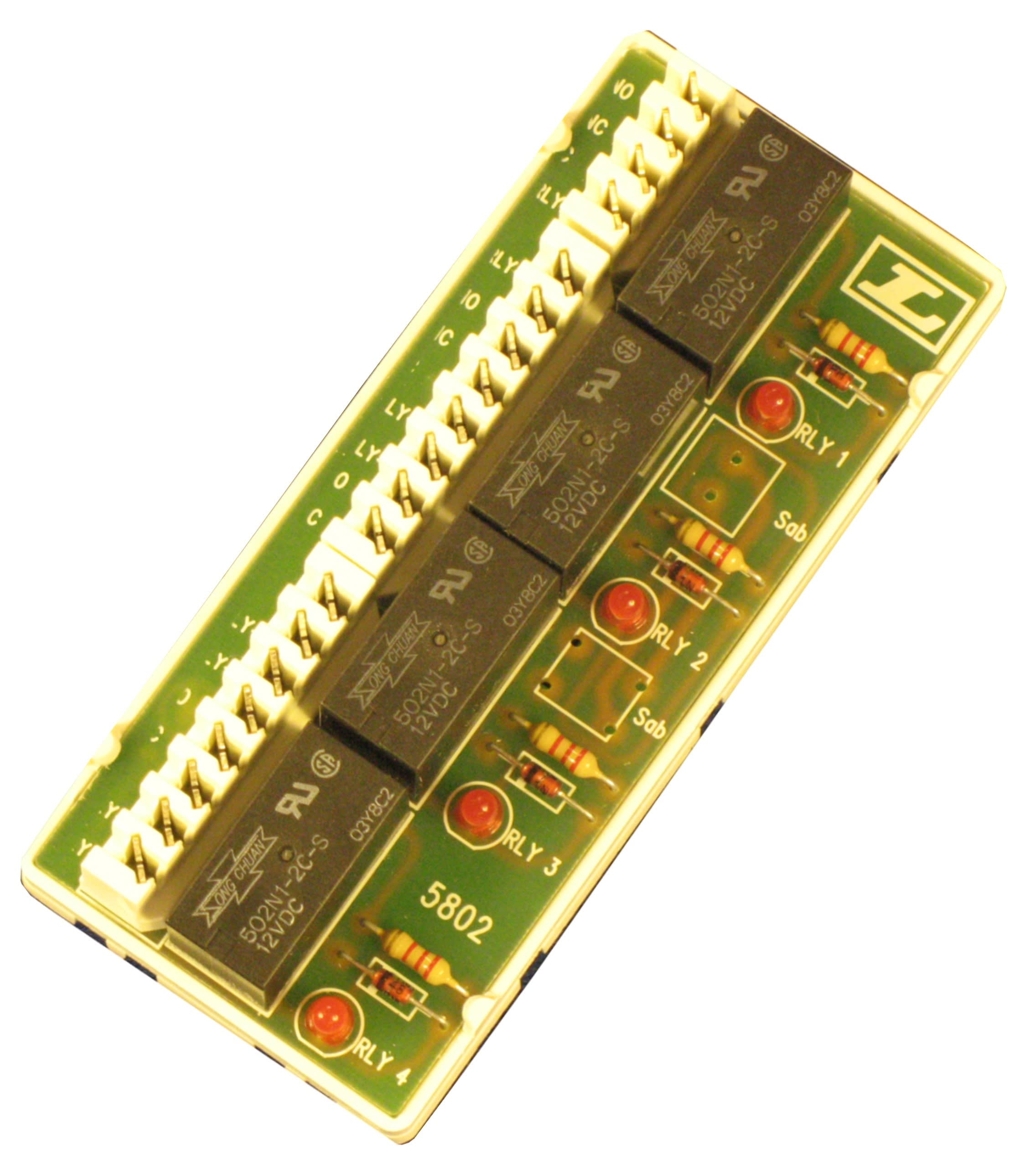 Linjator - Relemodul 2x2, 24Vdc, u/SAB