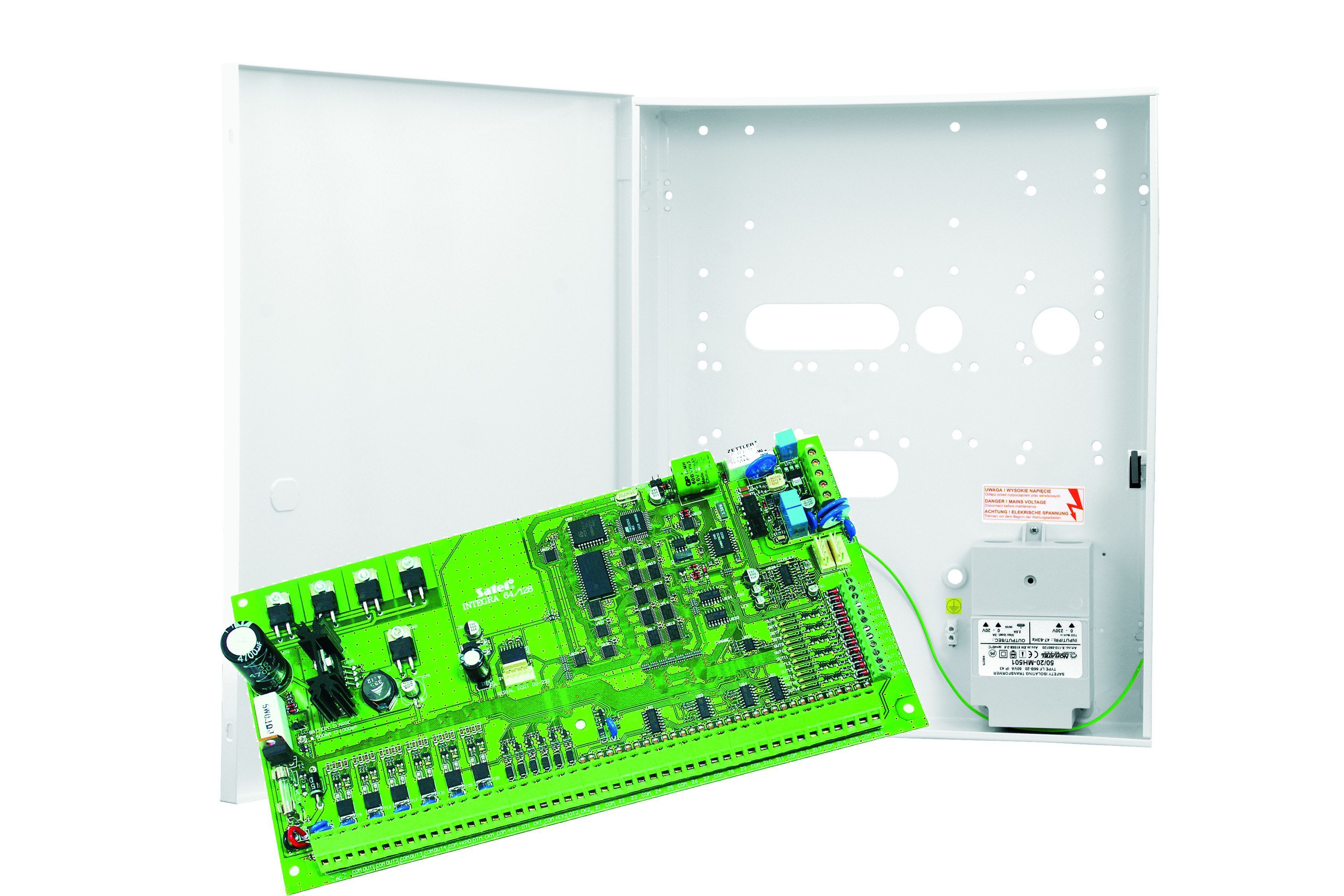Satel - Alarmsentral 16-128 soner, u/t FG - EN3 (SA-1069/13)