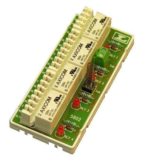 Linjator - Relemodul 4x1 - 24Vdc