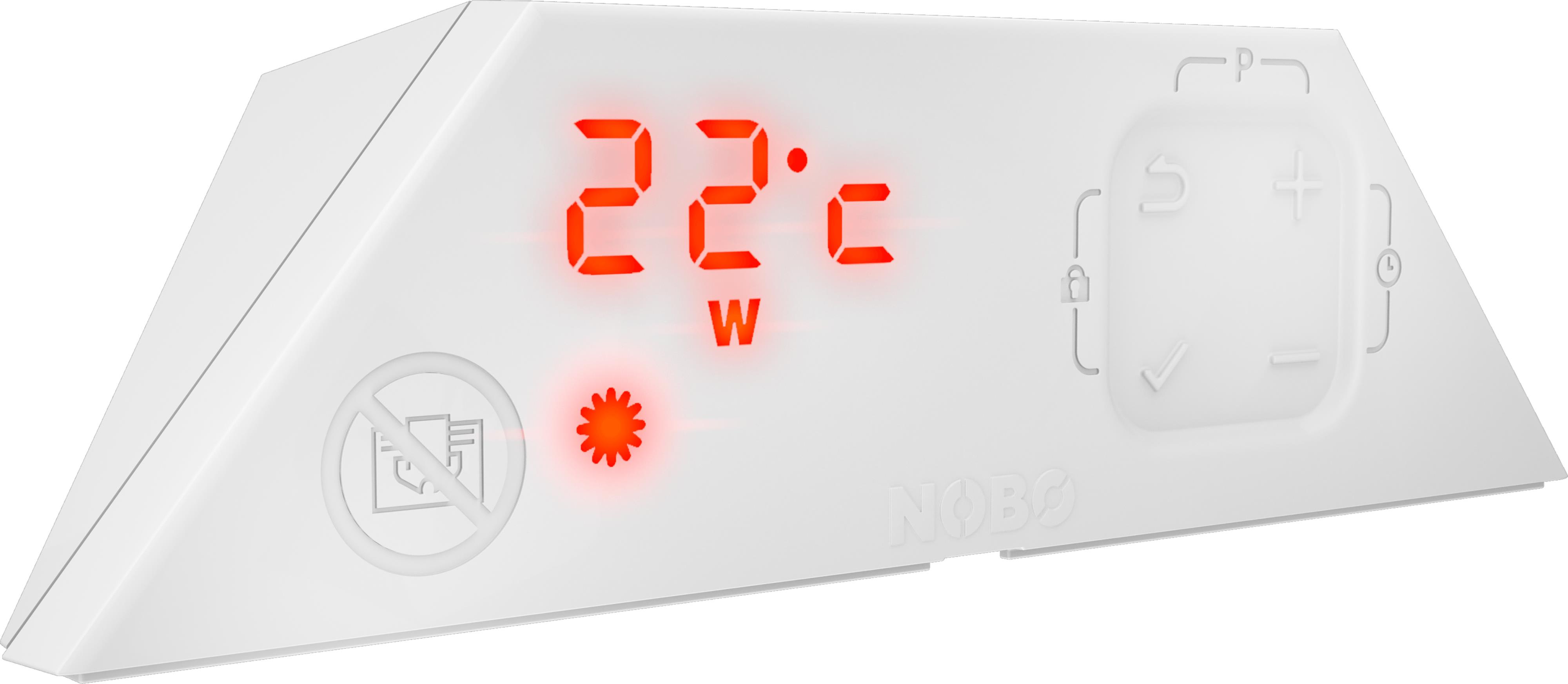 Nobø - NOBØ TERMOSTAT NCU 2TE DIGITAL UKETIMER ADAPTIV